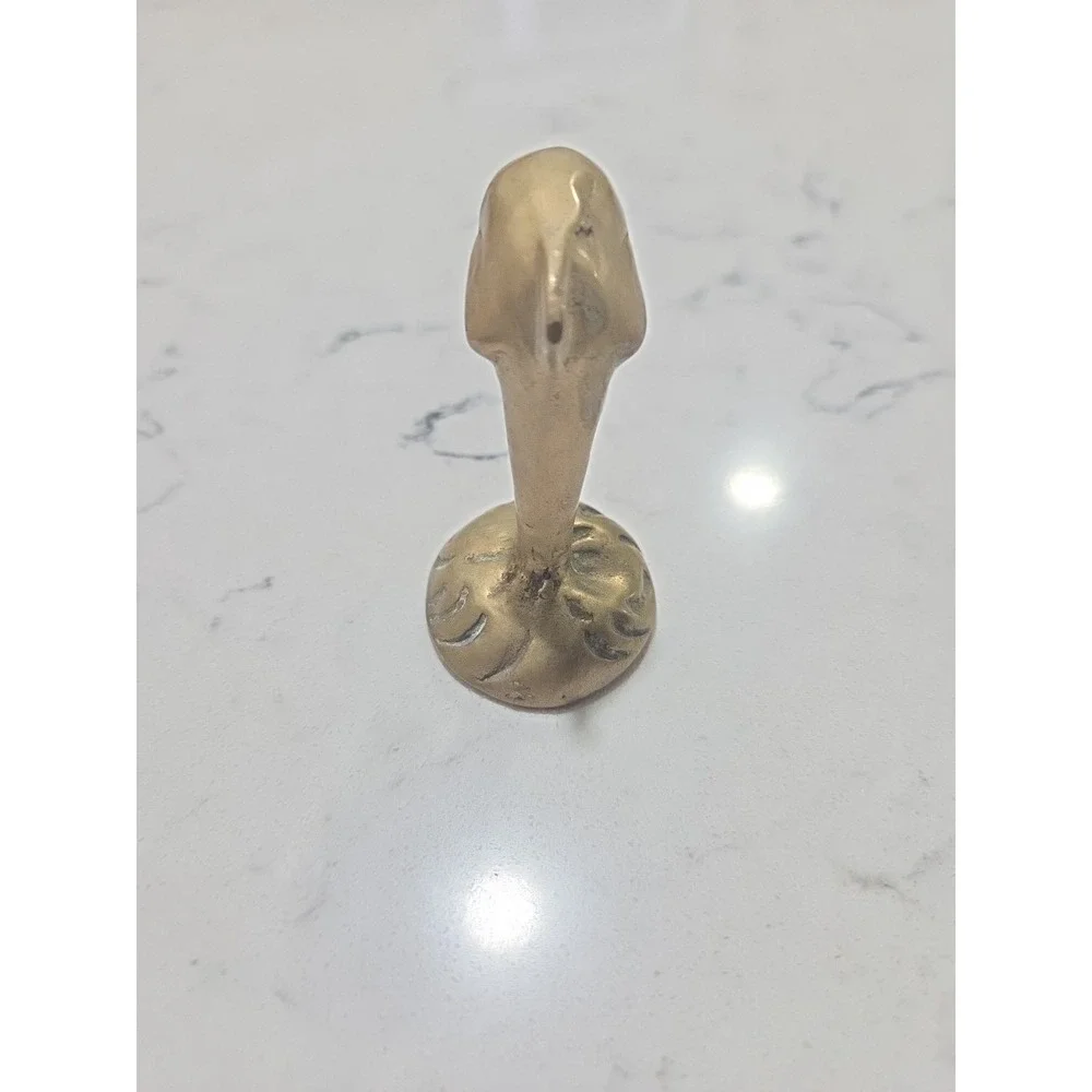 Brass Dolphin Statue Sculpture Decoration Figurine Jumping Dolphin Solid Brass